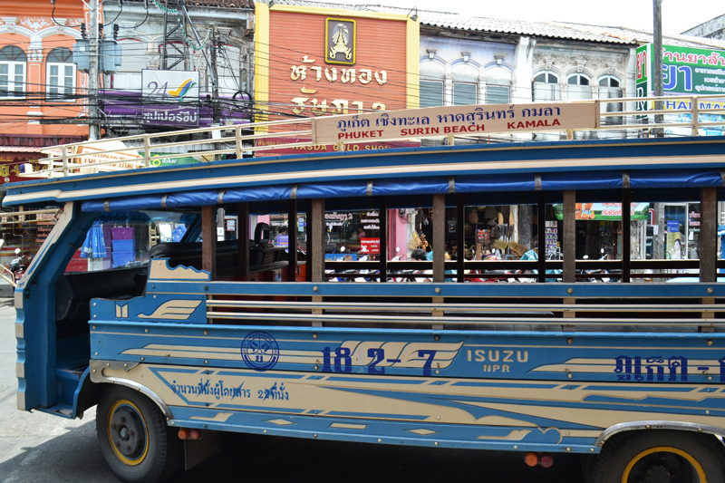 Сонгтео, автобусы на Пхукете