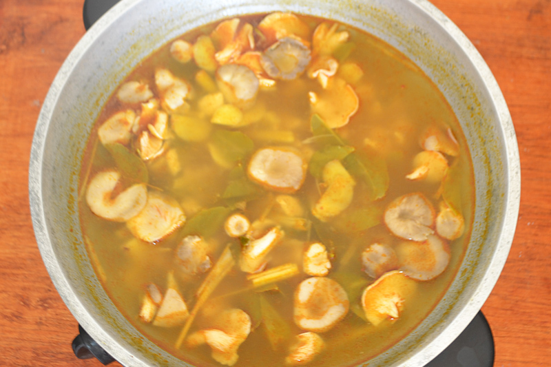 Тайский суп том ям, рецепт